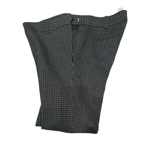 Max Studio Patterned Trousers side zipper Size 12 - Picture 7 of 8